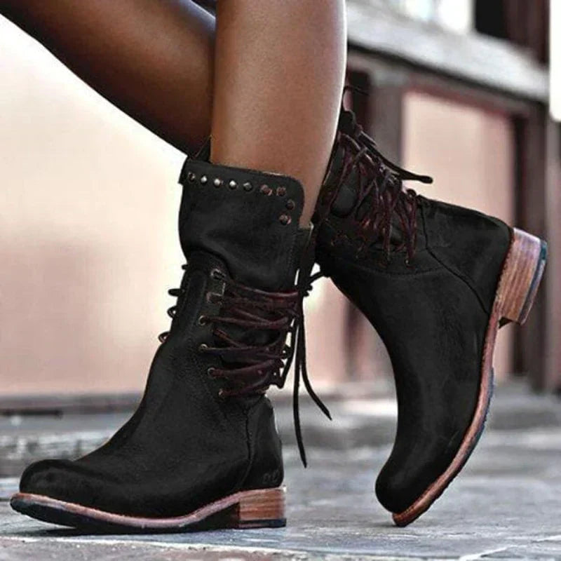 DIANA | FASHION WINTER LOW-HEEL BOOTS