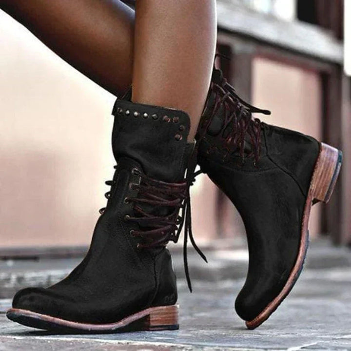 DIANA | FASHION WINTER LOW-HEEL BOOTS