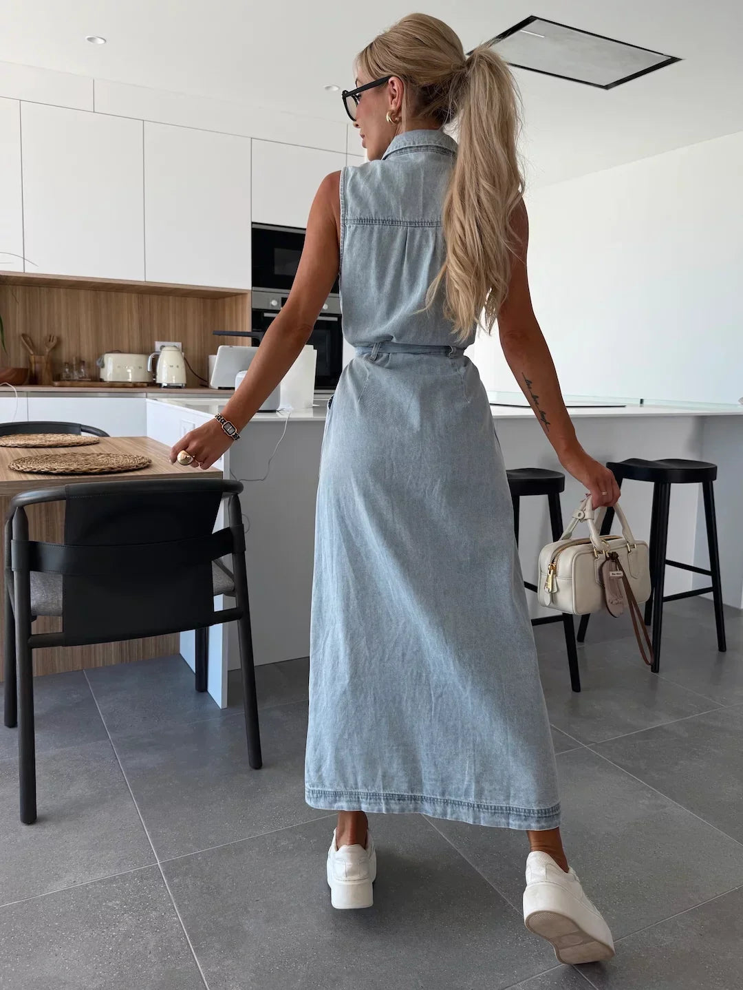 GWEN | MAXI DENIM DRESS