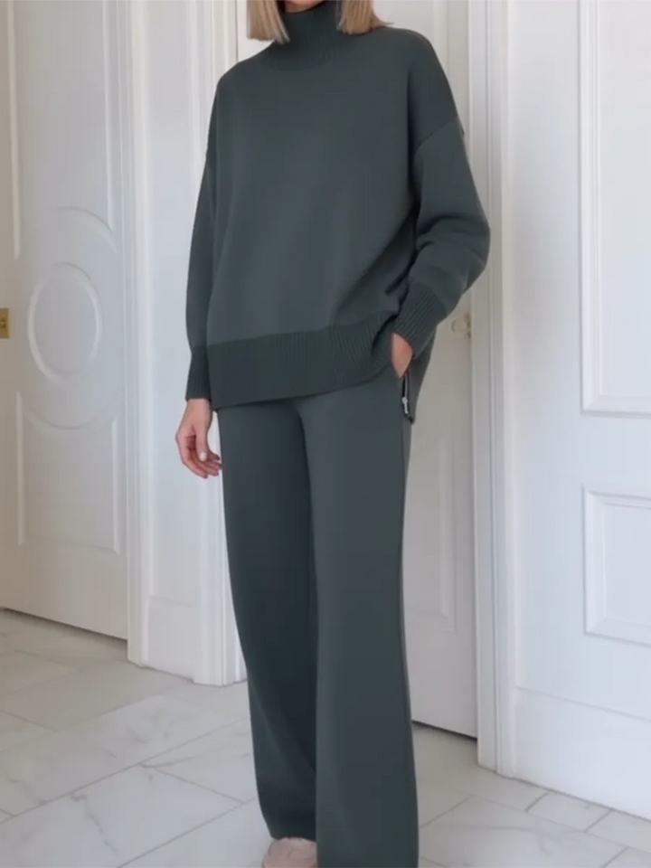 MATILDA | TOP STRAIGHT PANTS TWO-PIECE SET