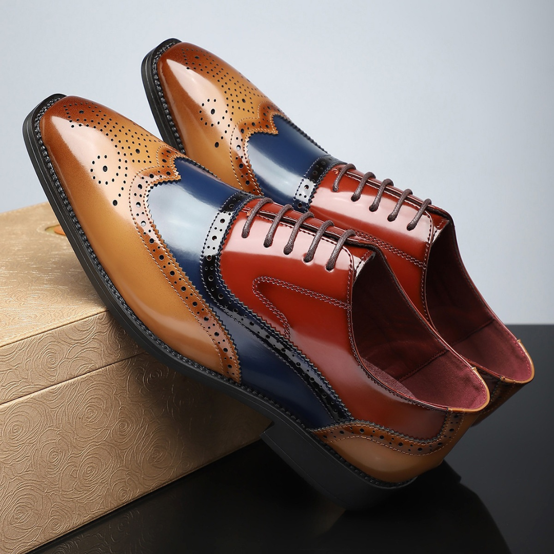 EDMUND | COLOURBLOCK ORTHOPAEDIC BROGUES