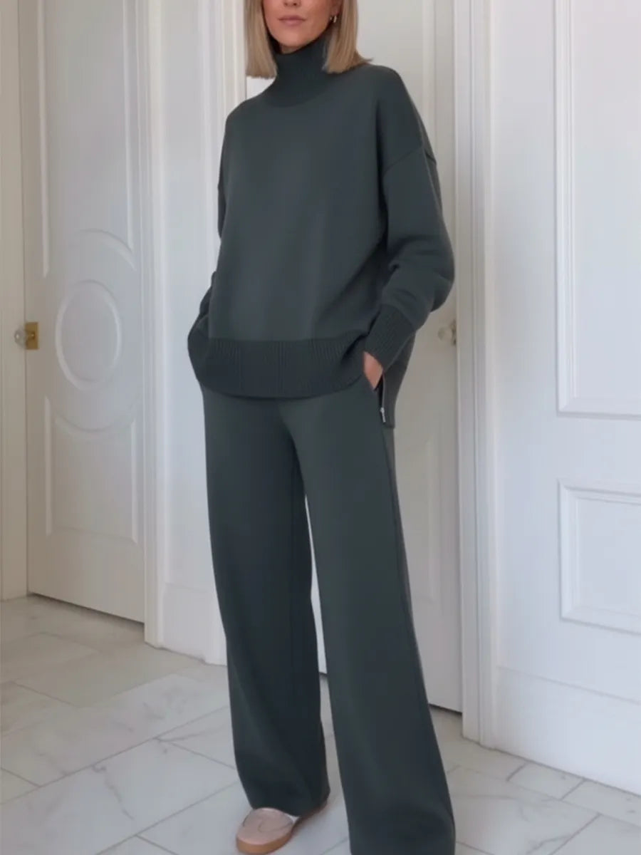 MATILDA | TOP STRAIGHT PANTS TWO-PIECE SET