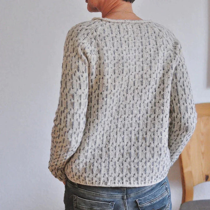 ELISE | PATTERNED KNITTED SWEATER