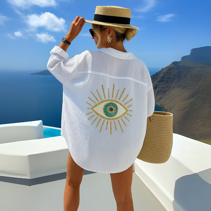 SYBIL | IBIZA STYLE CASUAL BLOUSE