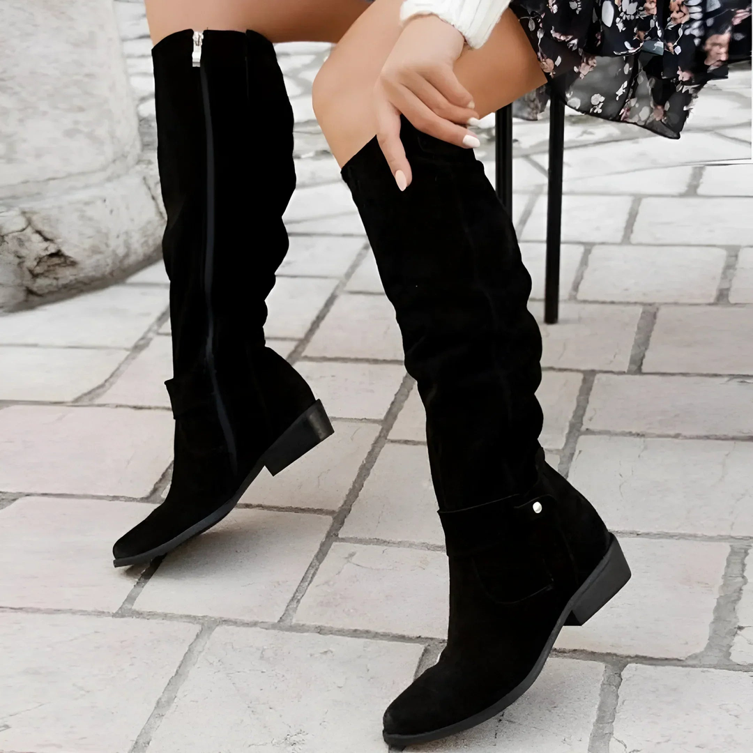 DAISY | ELEGANT SUEDE KNEE BOOTS