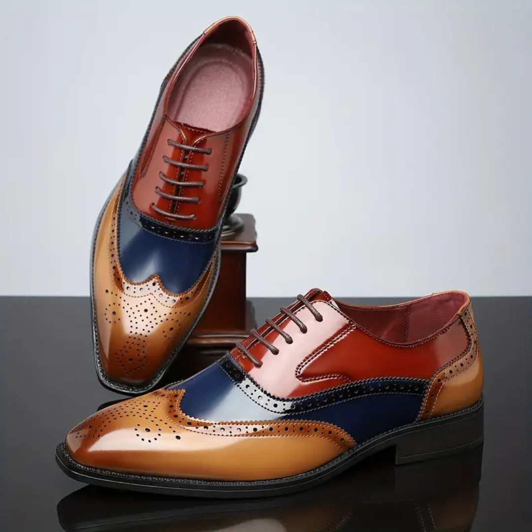 EDMUND | COLOURBLOCK ORTHOPAEDIC BROGUES
