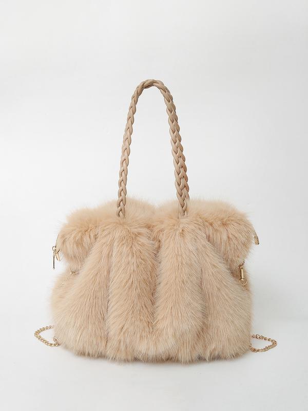 MADELEINE | PLUSH VELVET SHOULDER TOTE