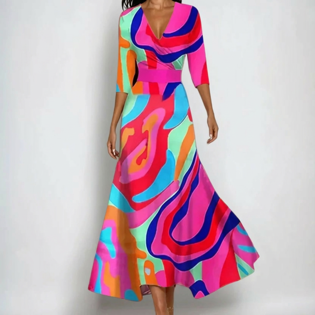 MALLORY | LUXURY FLORAL DRESS