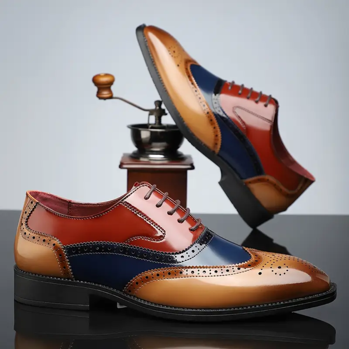 EDMUND | COLOURBLOCK ORTHOPAEDIC BROGUES