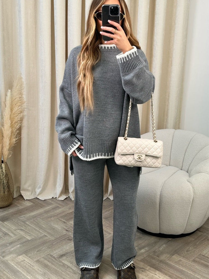 LILY | COZY CONTRAST KNIT CO-ORD