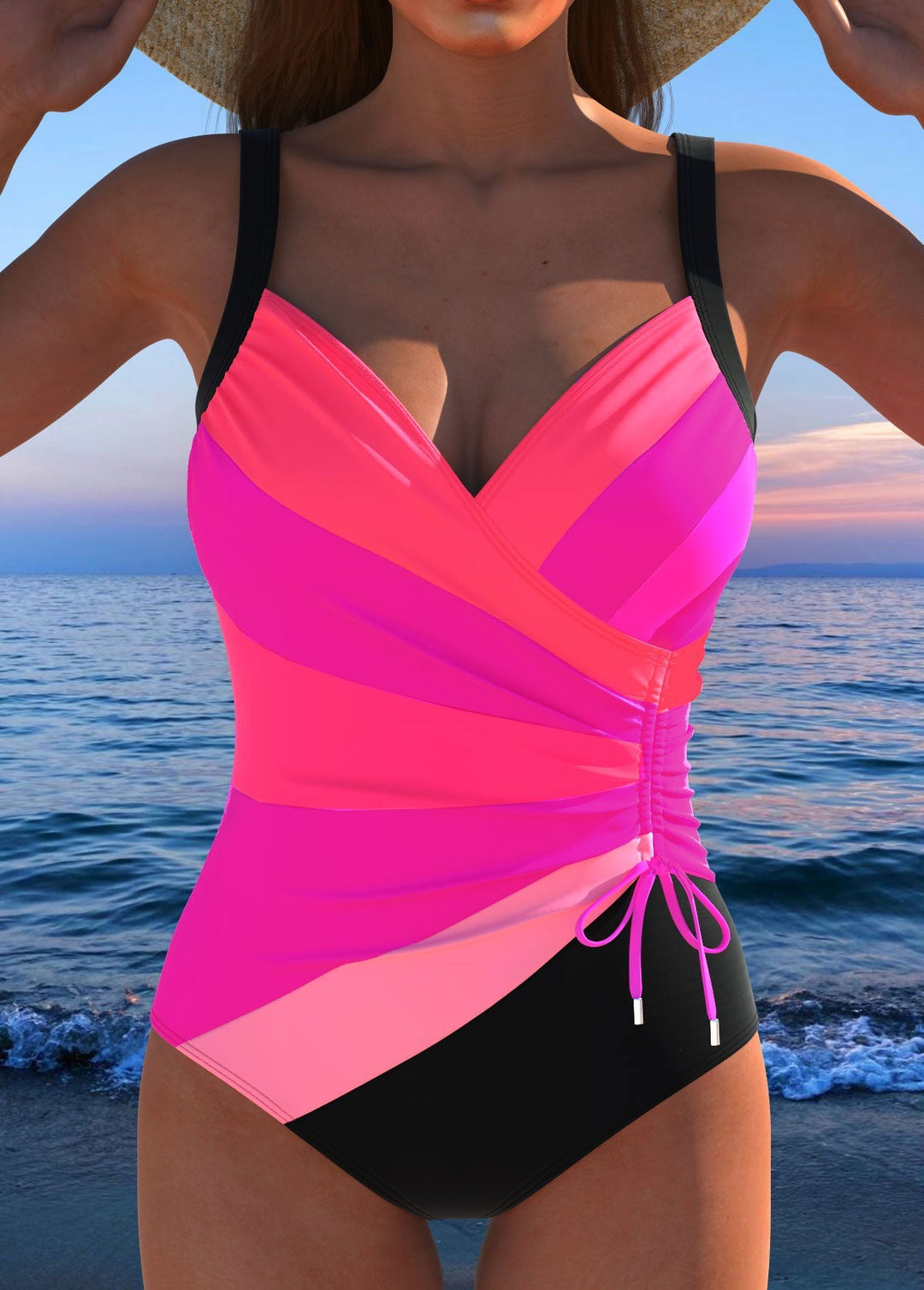 EFFIE | COLOURFUL BODY SHAPING SWIMSUIT