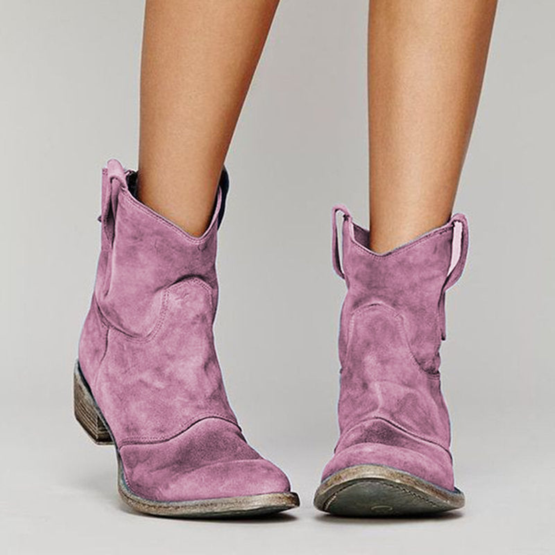 DELIA | COMFORT WIDE-HEEL BOOTS