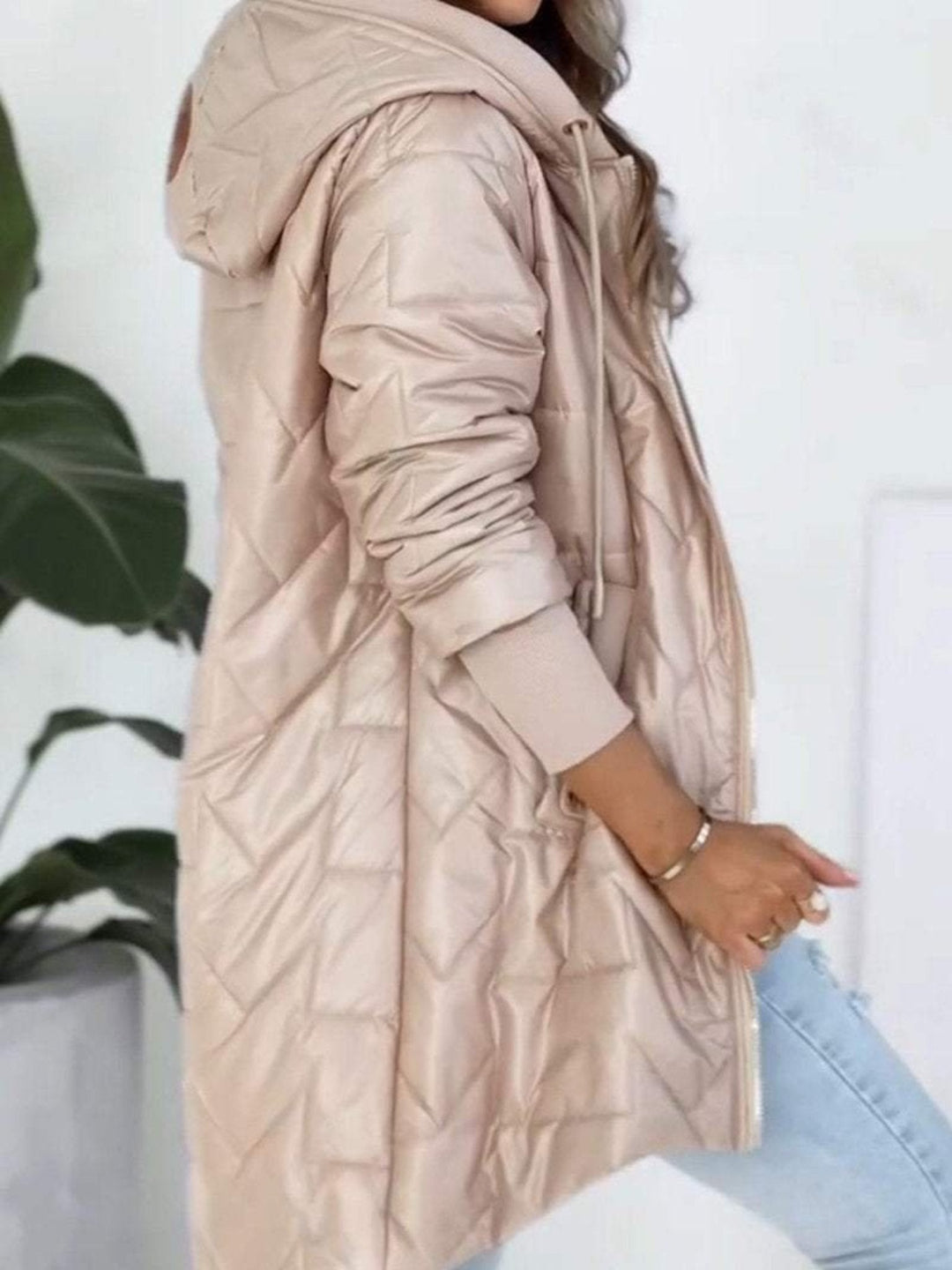 VICTORIA | QUILTED LONGLINE PUFFER COAT