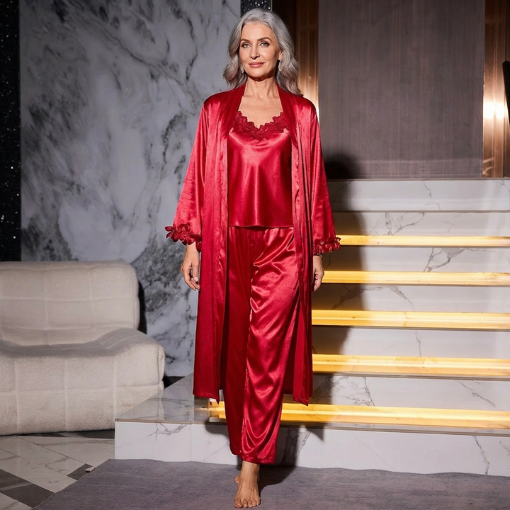 EUNICE | 3-PIECE SLEEPWEAR SET