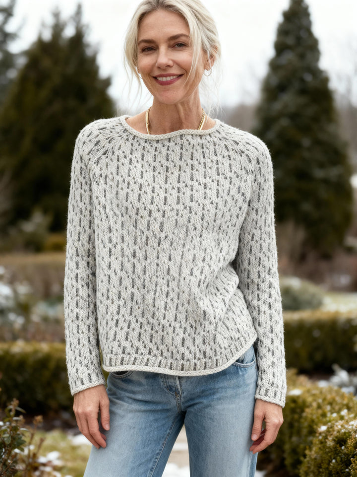 ELISE | PATTERNED KNITTED SWEATER