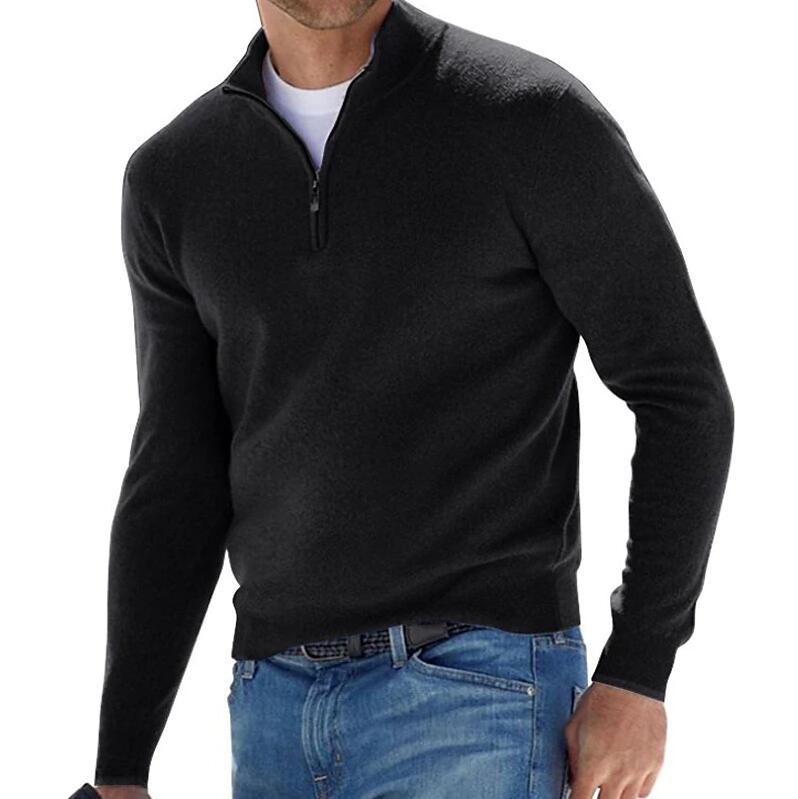 CALLUM | HALF-ZIP WINTER SWEATER
