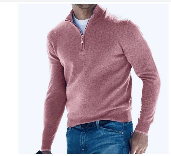 CALLUM | HALF-ZIP WINTER SWEATER