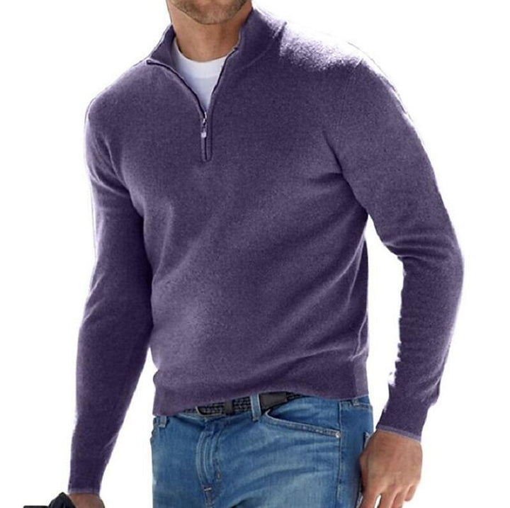 CALLUM | HALF-ZIP WINTER SWEATER