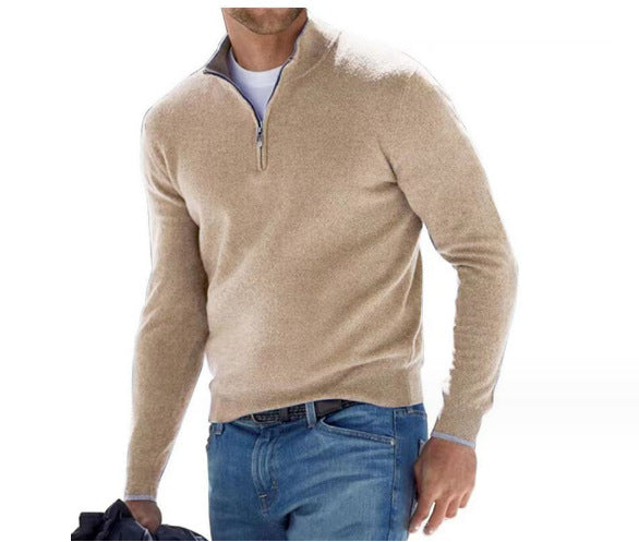 CALLUM | HALF-ZIP WINTER SWEATER