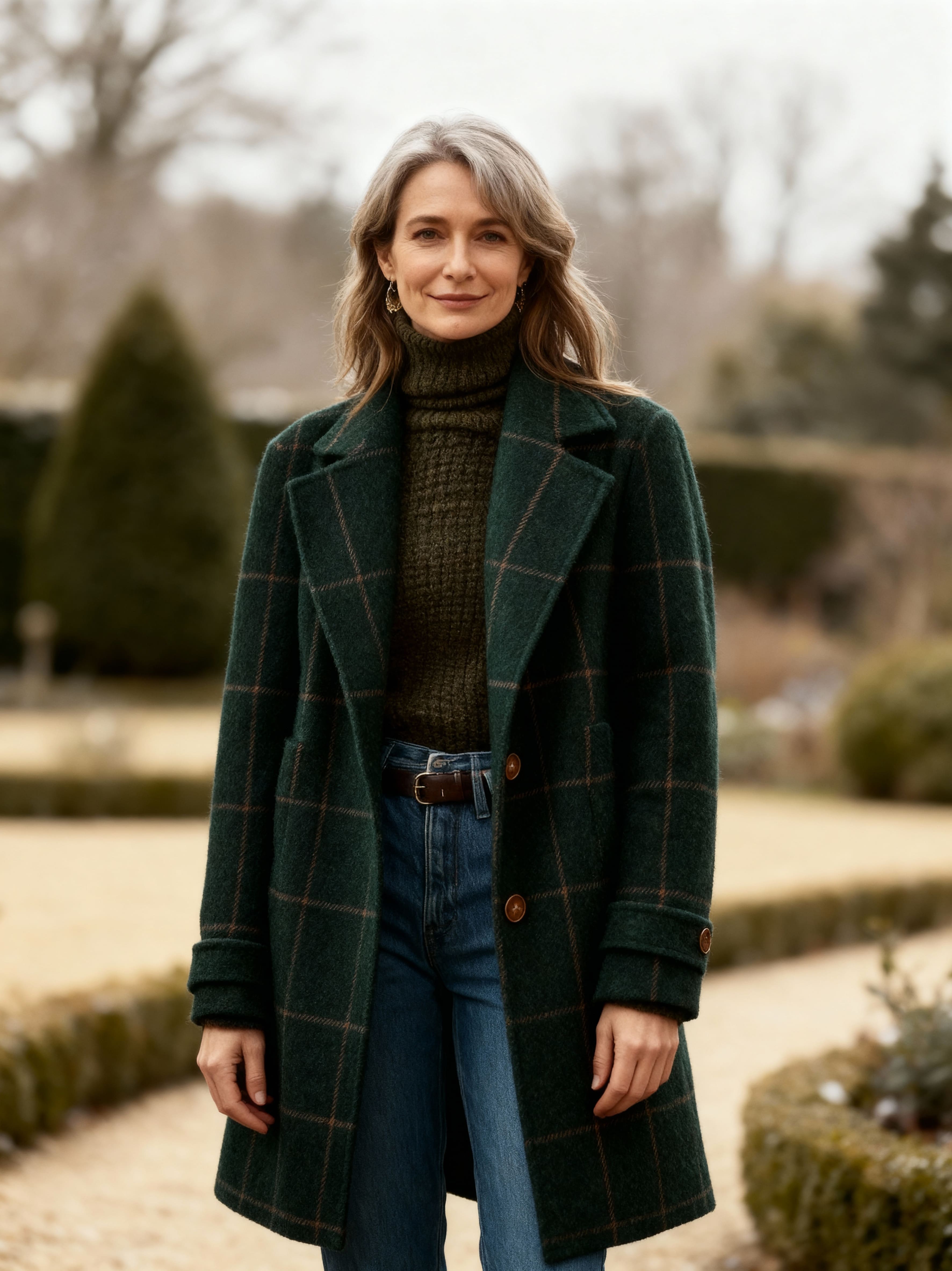 ROWENA | CHECKED WINTER COAT – Morrison Manchester