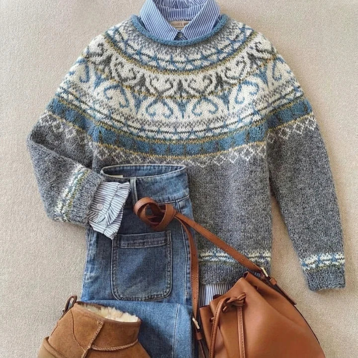 LUXE | CHIC VINTAGE KNIT SWEATER