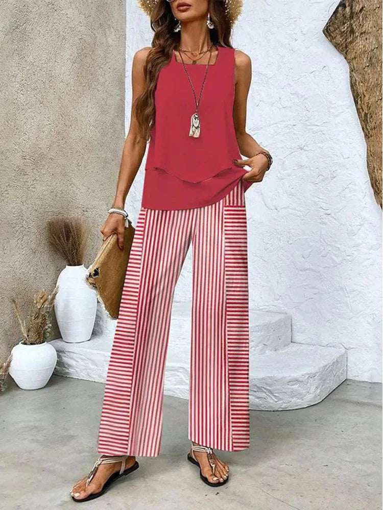 LOUISE | LIGHT ELEGANT TWO-PIECE SUMMER SUIT
