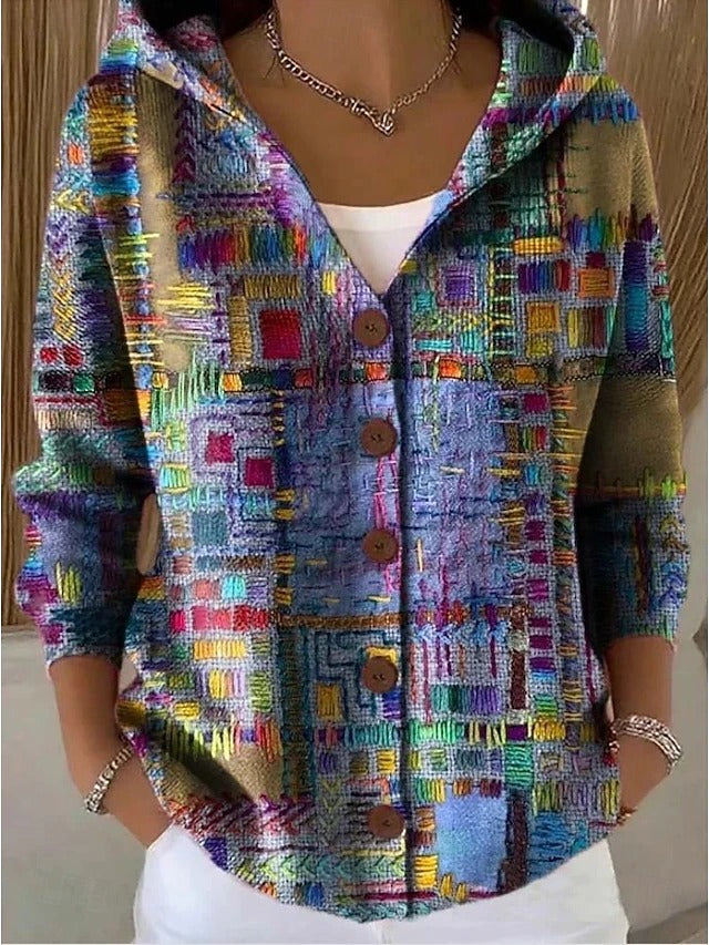 HENRIETTA | ARTISTIC WARM LONG CARDIGAN