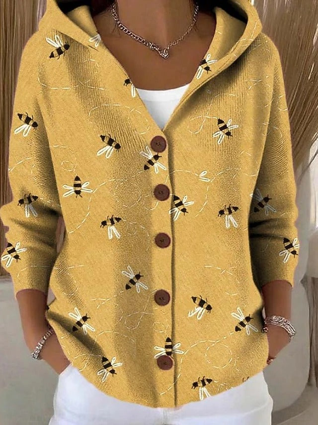HENRIETTA | ARTISTIC WARM LONG CARDIGAN