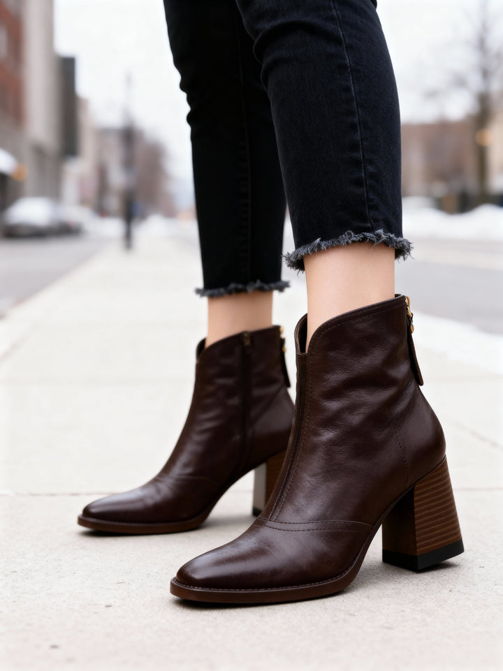 VIVIEN | ELEGANT HEELED ANKLE BOOTS