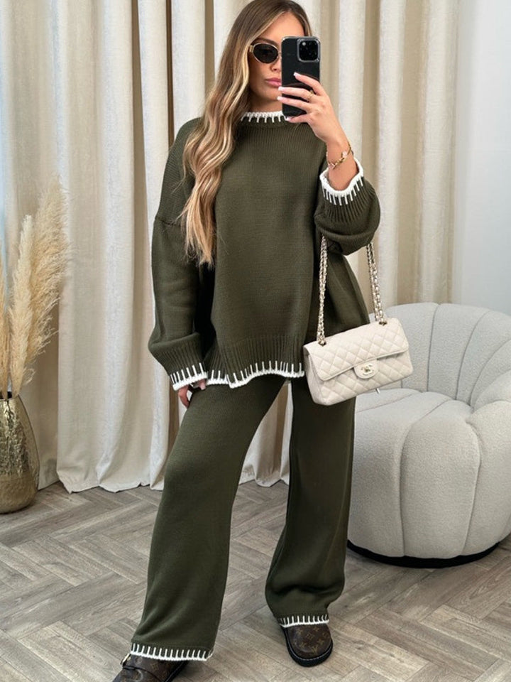 LILY | COZY CONTRAST KNIT CO-ORD