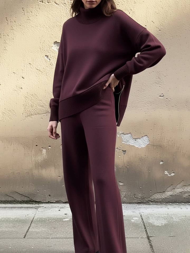 MATILDA | TOP STRAIGHT PANTS TWO-PIECE SET