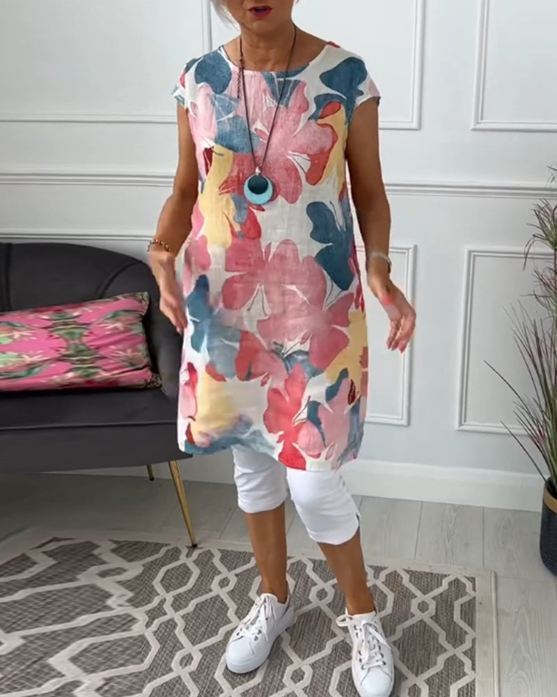 INGRID | CASUAL FLORAL DRESS