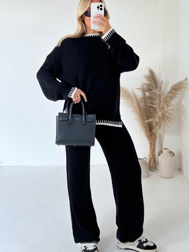 LILY | COZY CONTRAST KNIT CO-ORD