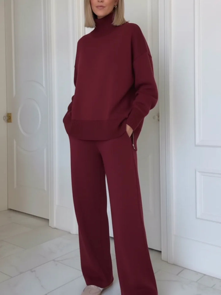 MATILDA | TOP STRAIGHT PANTS TWO-PIECE SET