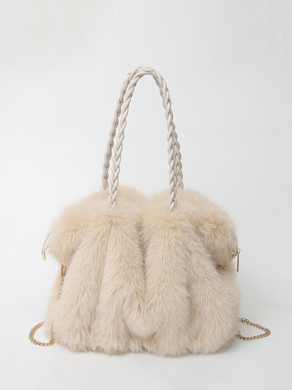 MADELEINE | PLUSH VELVET SHOULDER TOTE