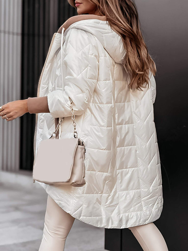VICTORIA | QUILTED LONGLINE PUFFER COAT