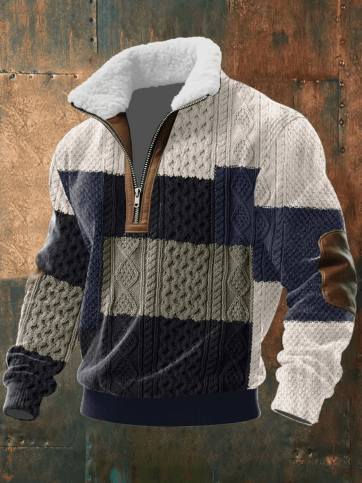 EDWARD | STYLISH FLEECE-COLLAR JUMPER